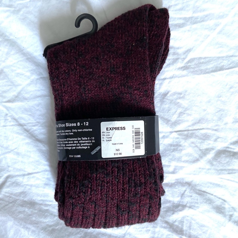 Express Men’s Casual Dress Socks: Size 8-12